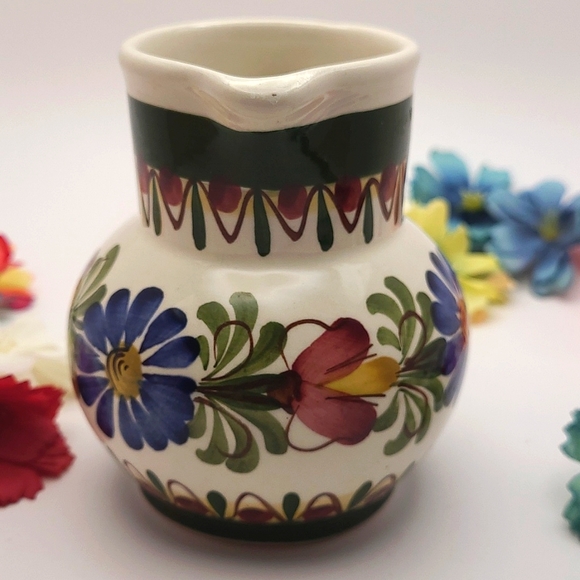 Wechsler Handmade floral Vintage Jug / Pitcher - Picture 2 of 6